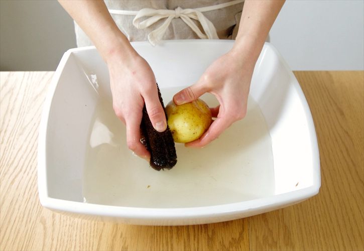 野菜用たわし