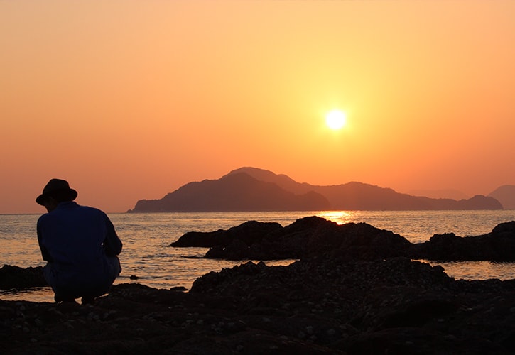 中島夕焼け