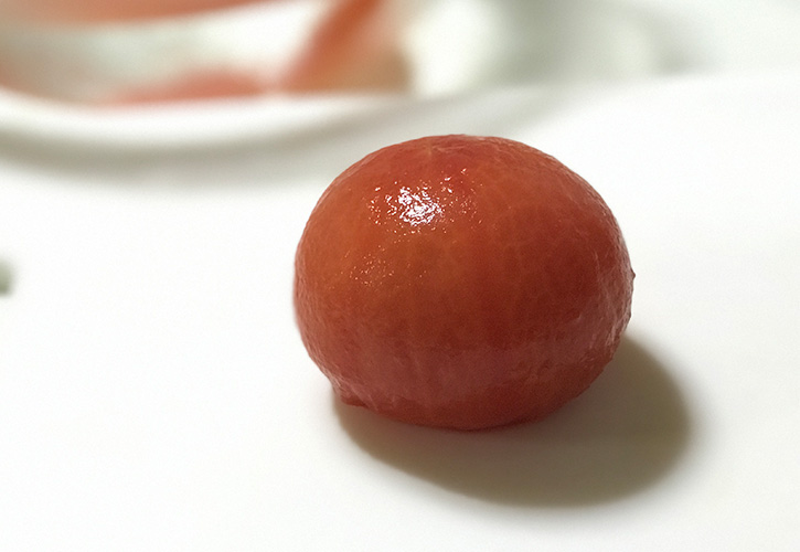 トマトの皮むき