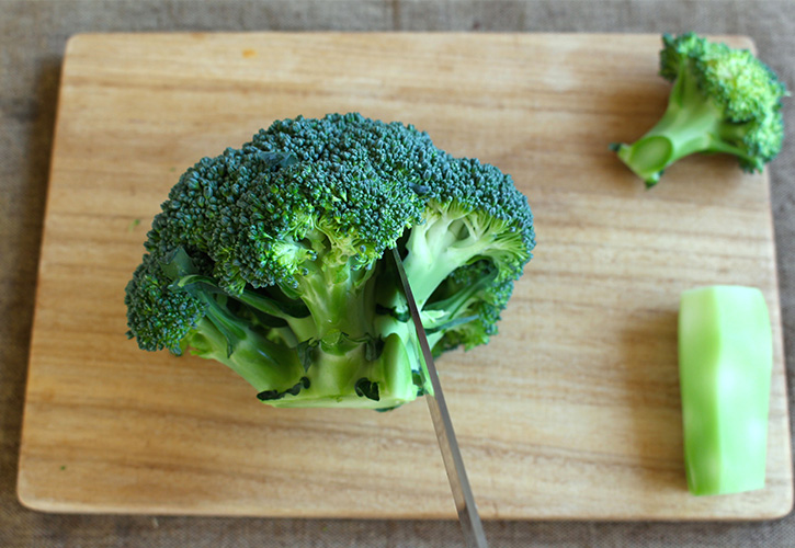 ブロッコリー切り方