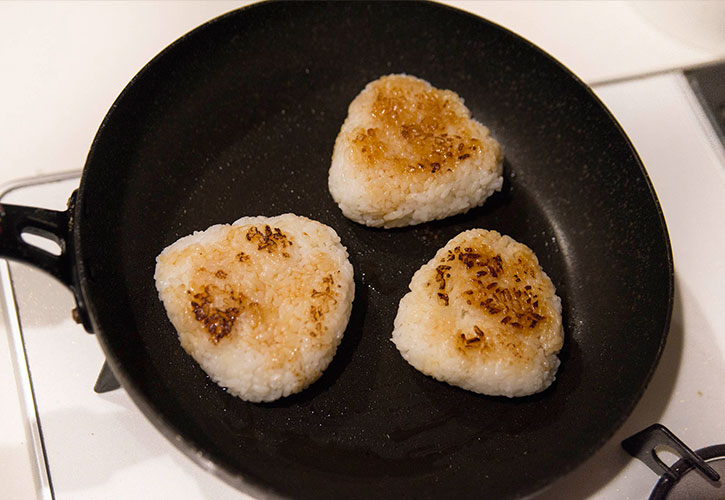 焼きおにぎりの作り方
