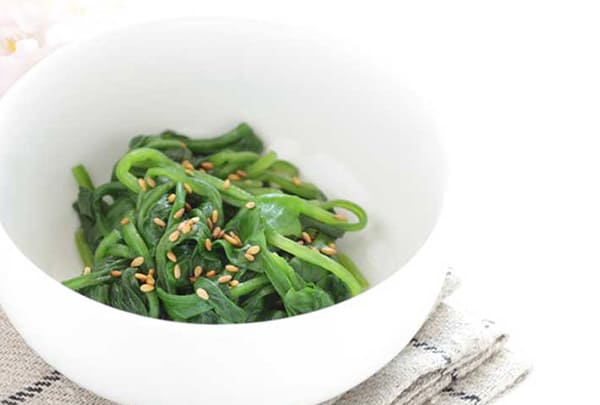 ほうれん草の食べ方、ナムルの作り方